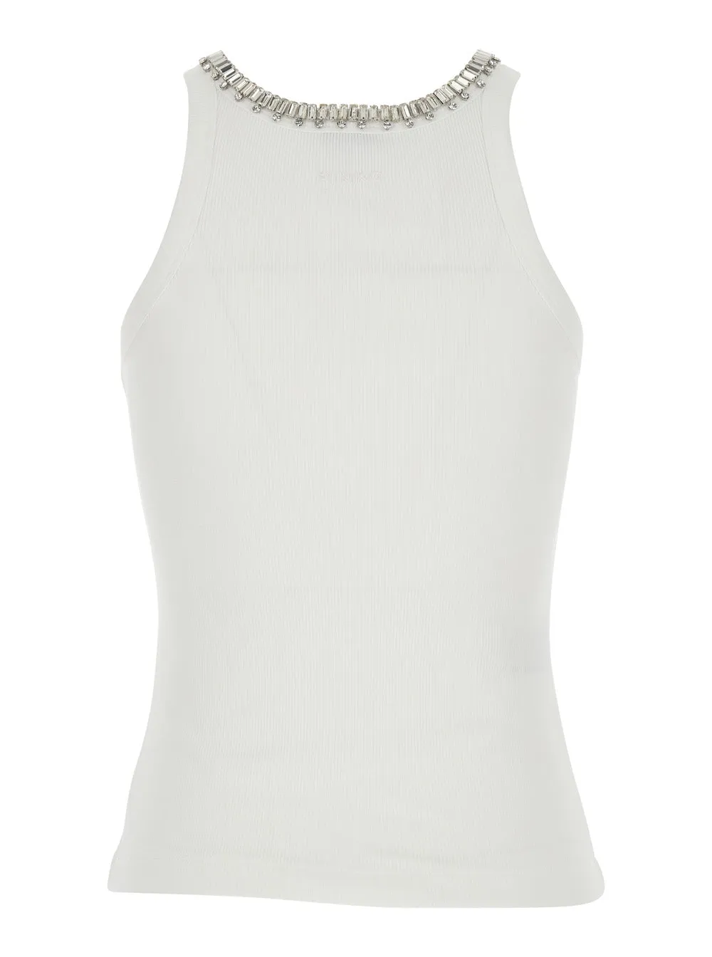 Top White Ribbed Cotton sold by Lord & Taylor product image thumbnail 2