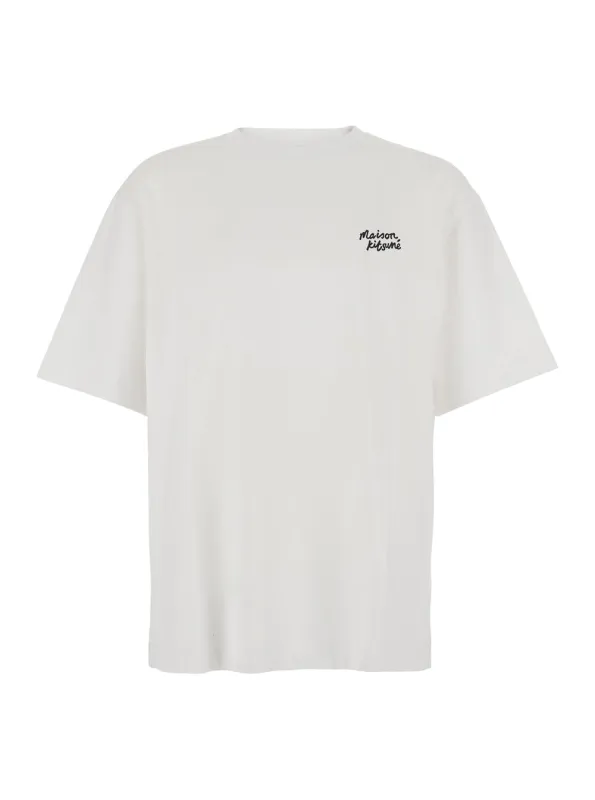 T-Shirt White Cotton made by MAISON KITSUNE
