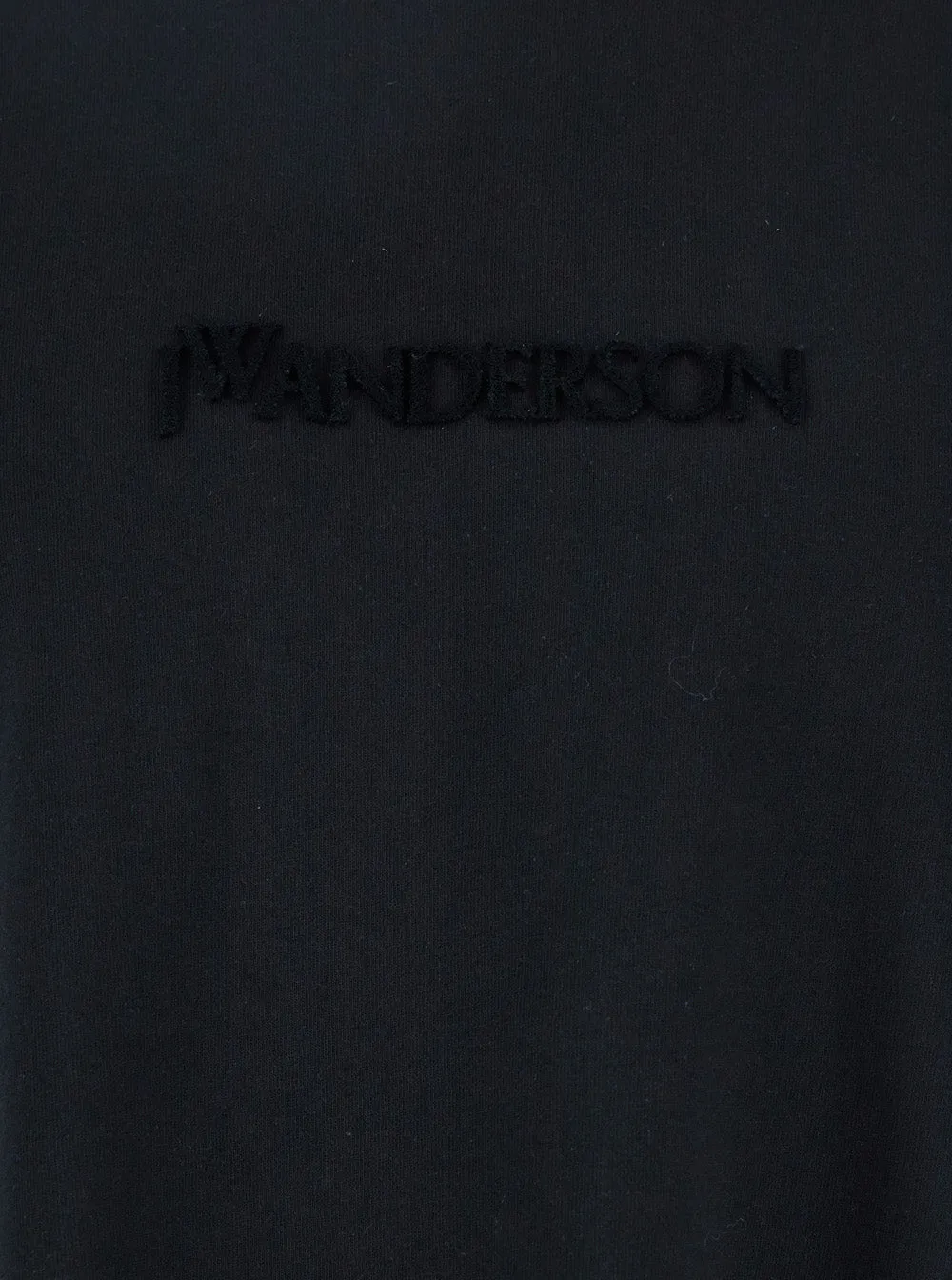 Black Crewneck T-Shirt with Logo Embroidery sold by Lord & Taylor product image thumbnail 3