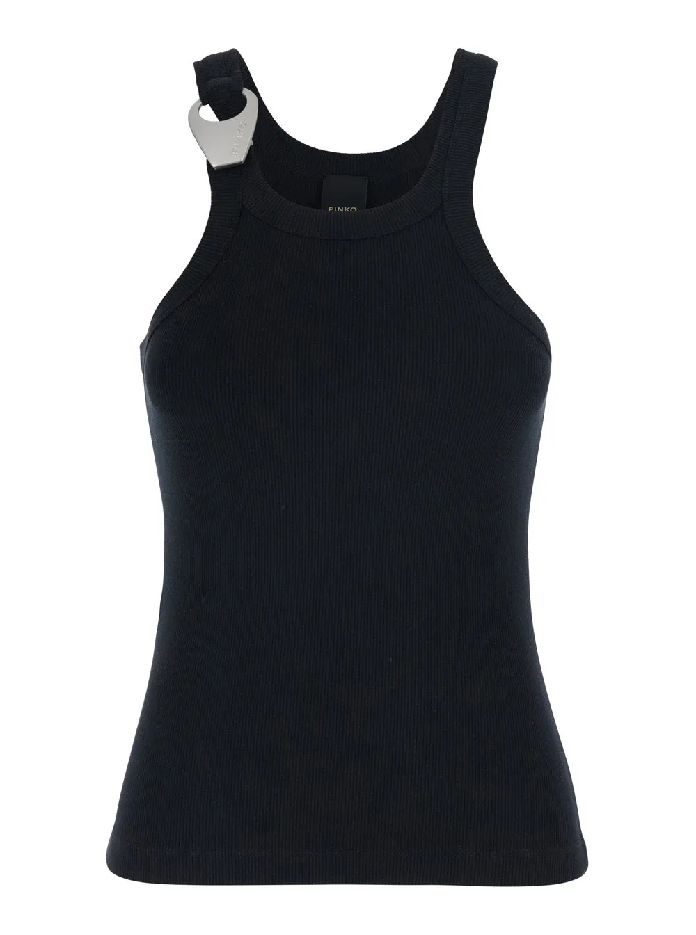 Tank Top Cassis Canotta Costina Black Cotton sold by Lord & Taylor