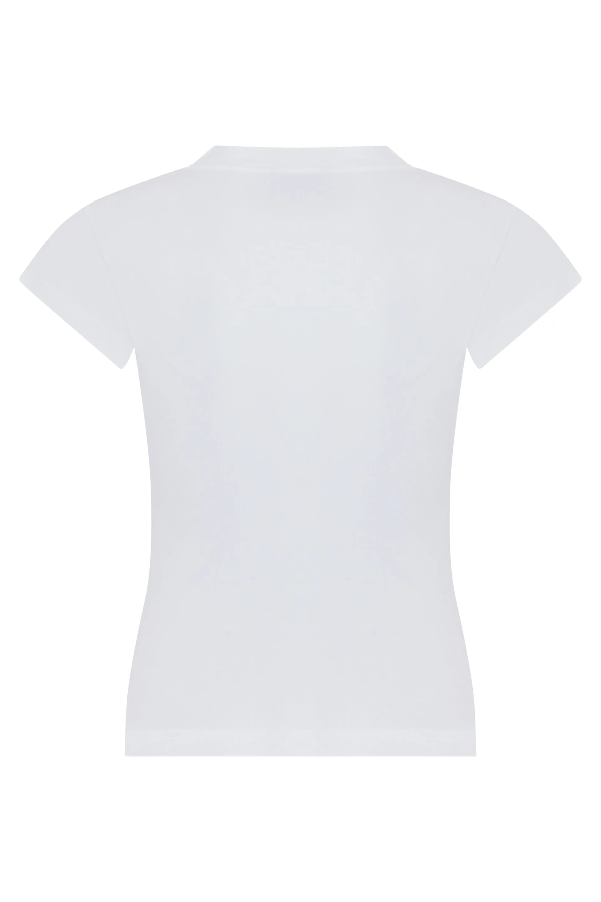 Short-sleeved Cotton T-shirt White sold by Lord & Taylor product image thumbnail 2