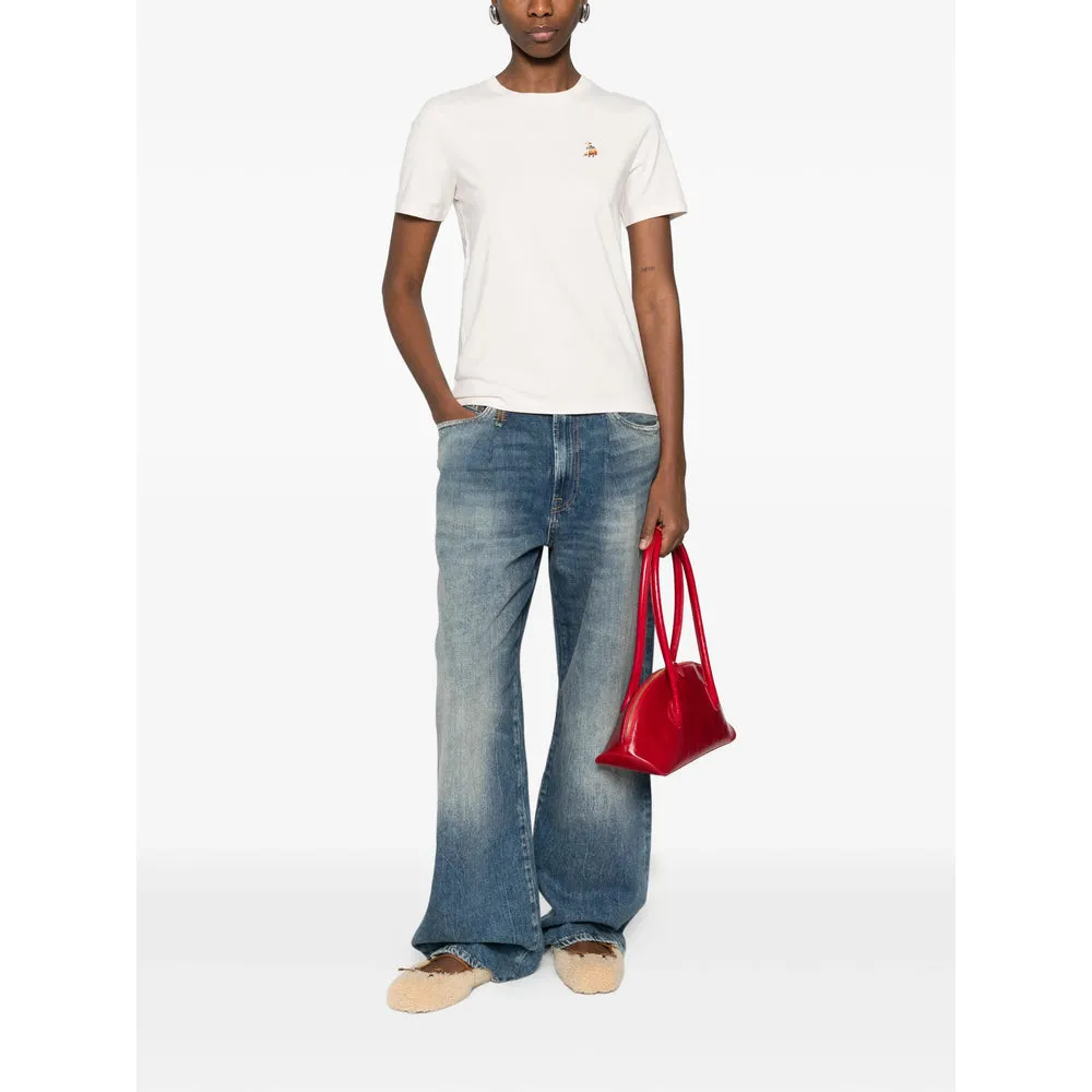 T-Shirt with Embroidered Detail sold by Lord & Taylor product image thumbnail 2
