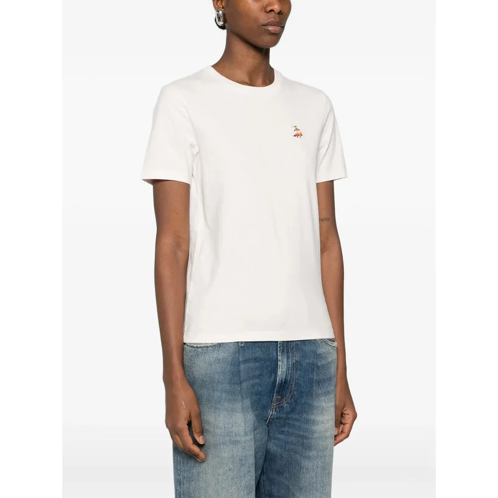 T-Shirt with Embroidered Detail sold by Lord & Taylor product image thumbnail 4