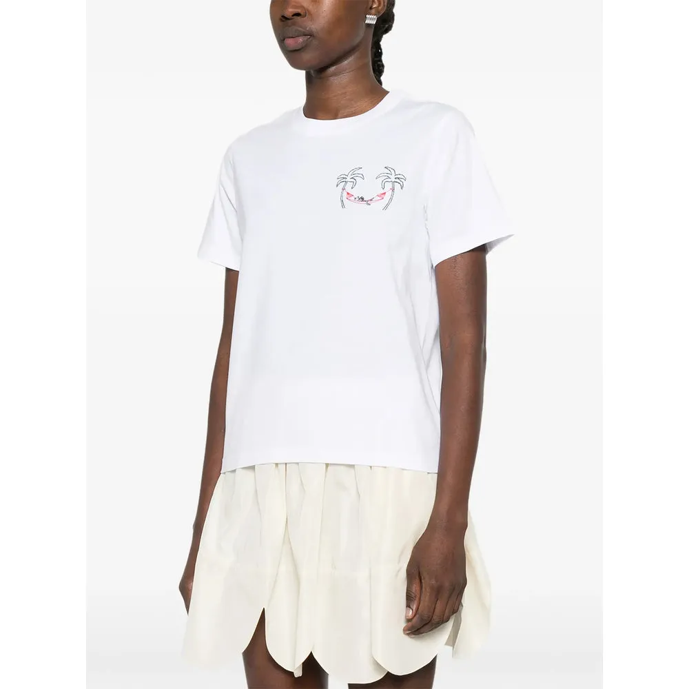 T-shirt with Palm Embroidery sold by Lord & Taylor product image thumbnail 5