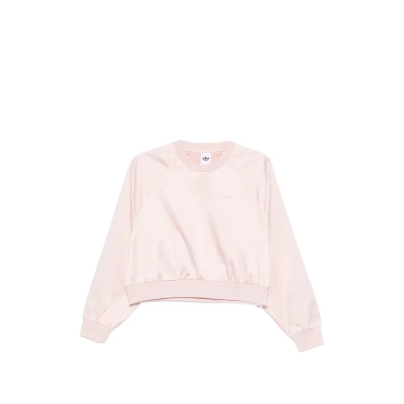 Sweatshirt with Textured Sleeves made by Adidas