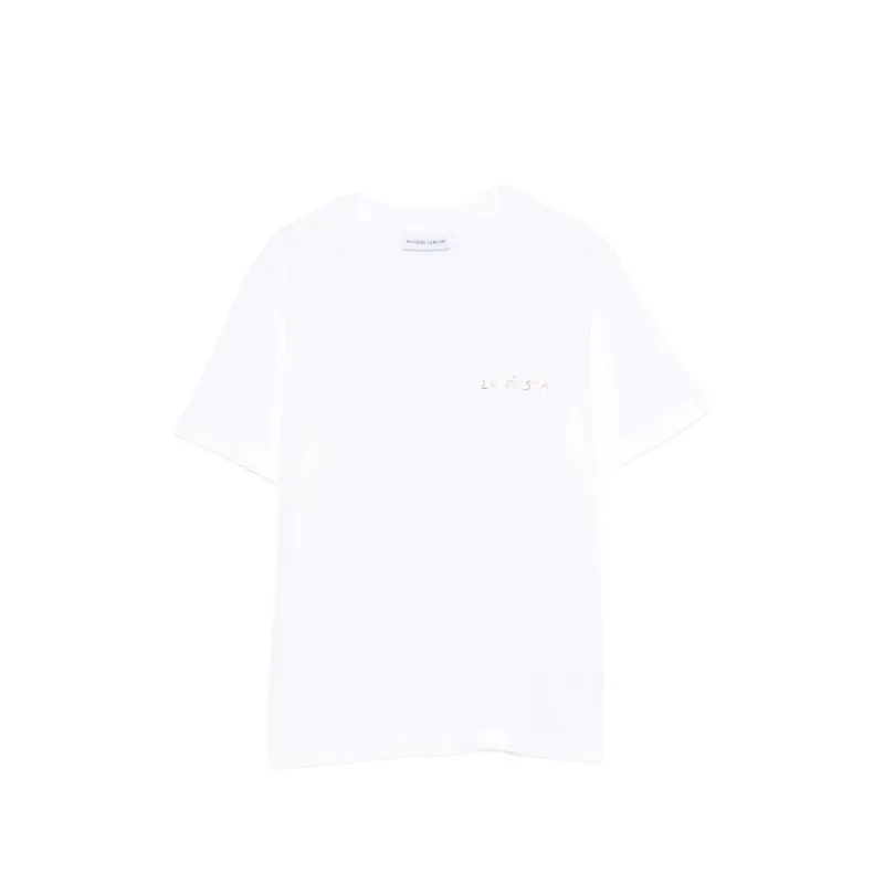 T-shirt with White Lettering made by Maison Labiche