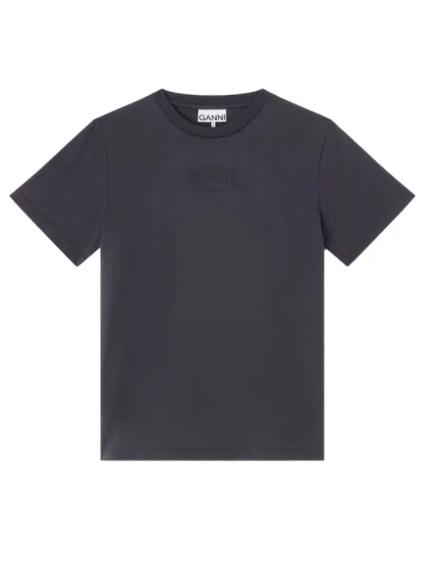 T-Shirt with Logo made by Ganni