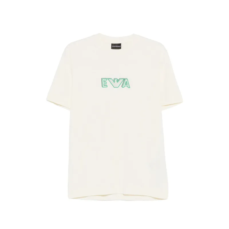 Logo Embroidery T-Shirt made by Emporio Armani