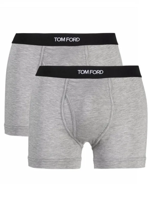 Bi-Pack Boxer in Grey made by Tom Ford