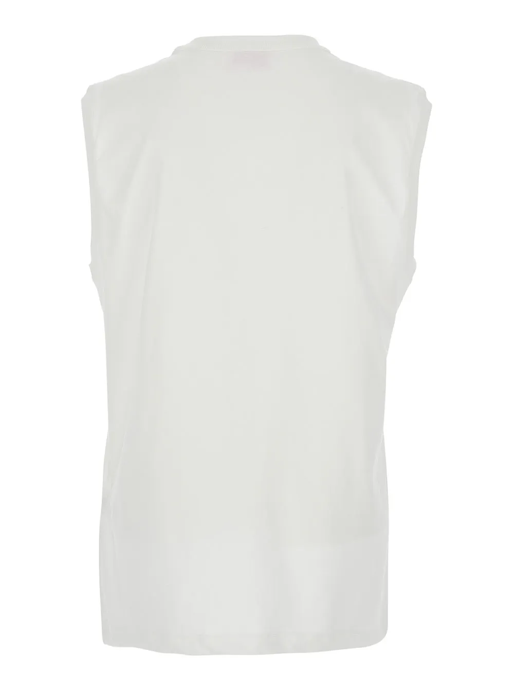 Sleeveless Top T-Bisco-Iod White Cotton sold by Lord & Taylor product image thumbnail 2