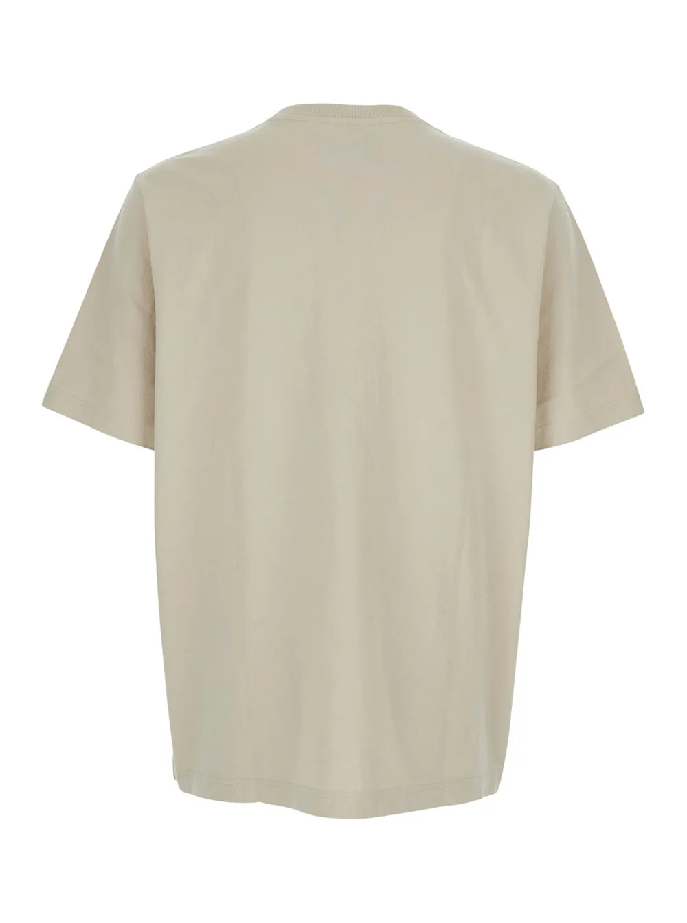 Crew-neck T-shirt, Beige Cotton sold by Lord & Taylor product image thumbnail 2