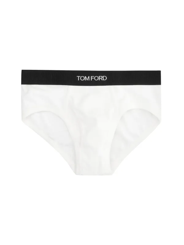 White Briefs with Logo made by Tom Ford