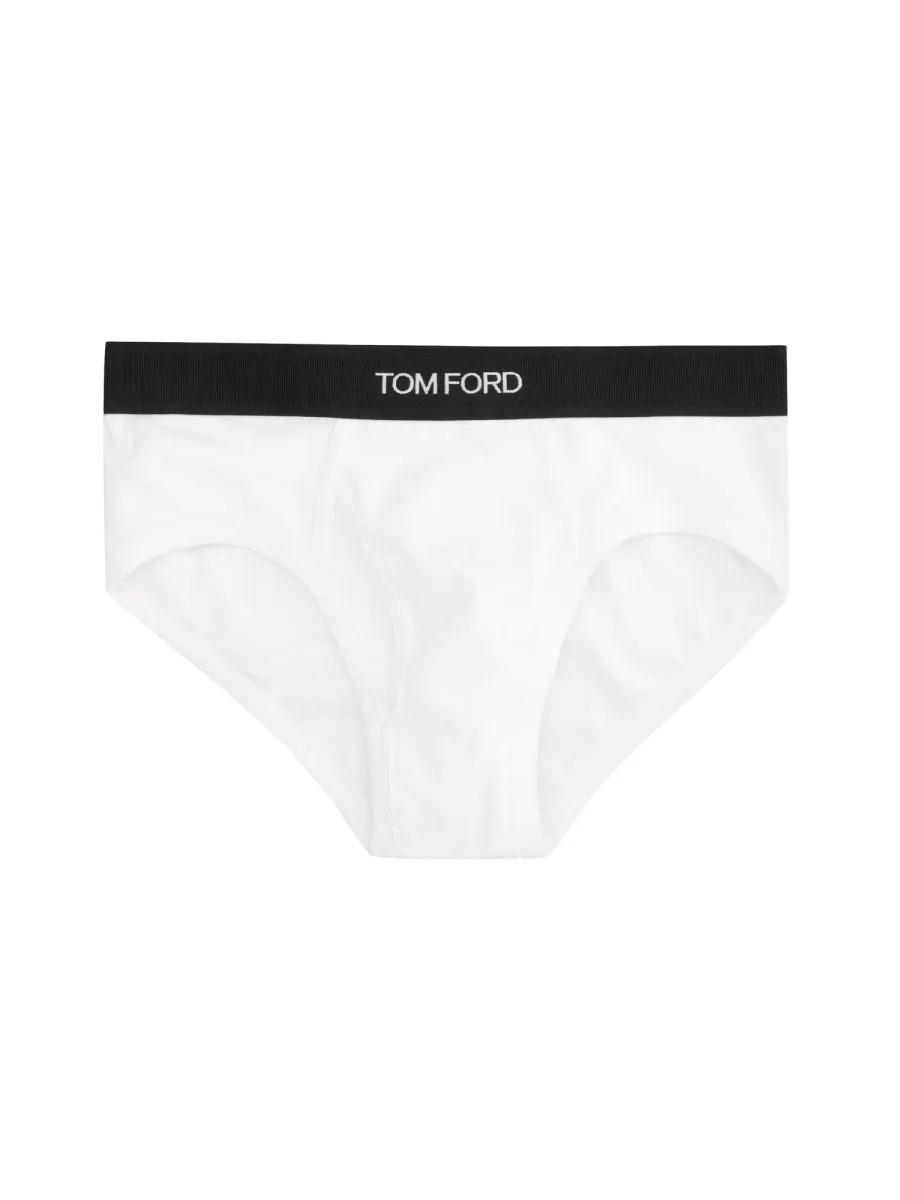 White Briefs with Logo sold by Lord & Taylor