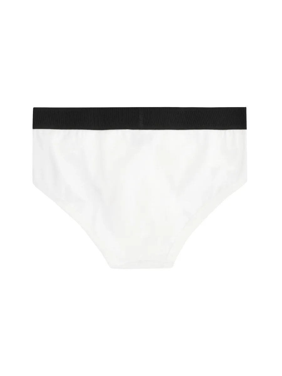 White Briefs with Logo sold by Lord & Taylor product image thumbnail 2