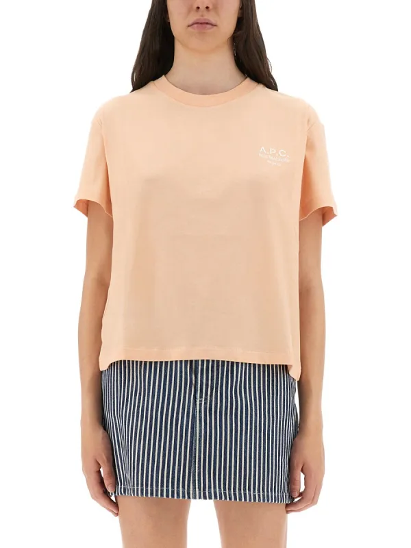 Boxy Fit Organic Cotton T-Shirt made by A.P.C.