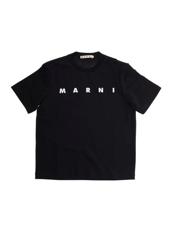 Crew Neck T-Shirt Black made by Marni