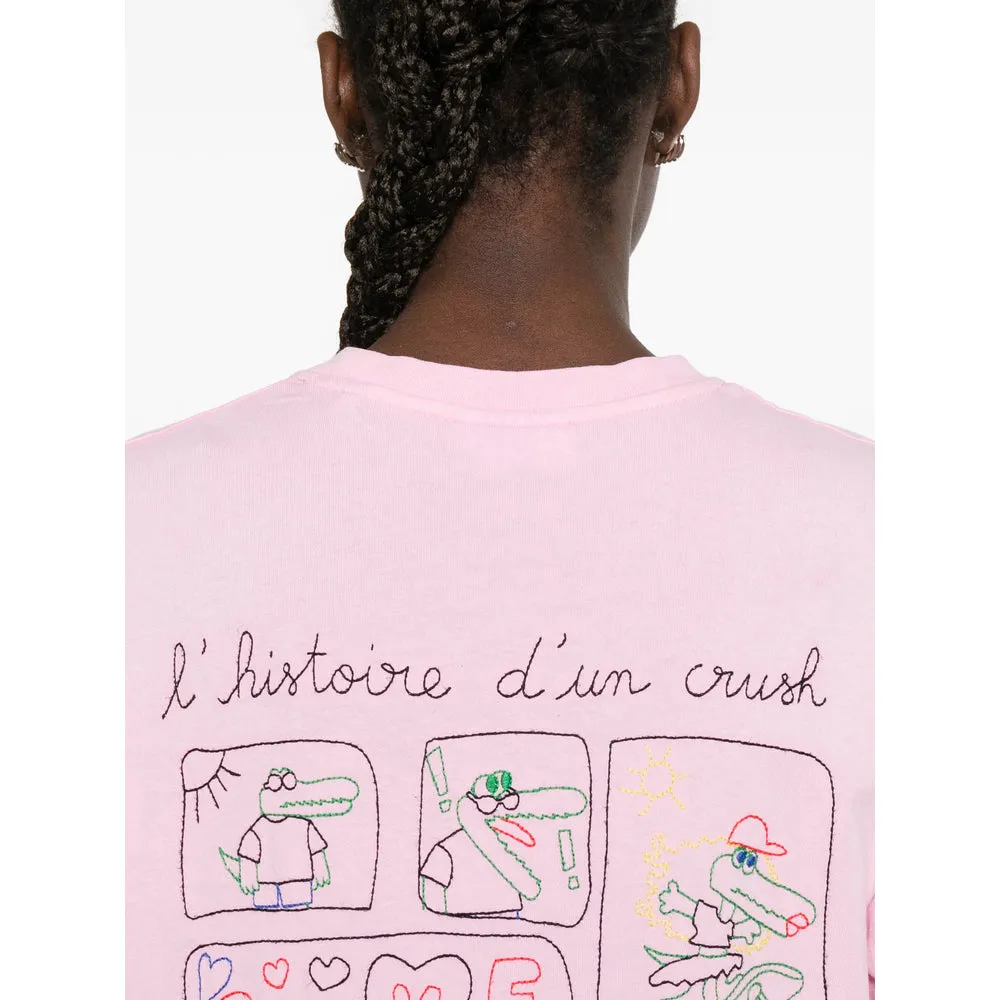 Pink Lettering Round Neck T-Shirt sold by Lord & Taylor product image thumbnail 4