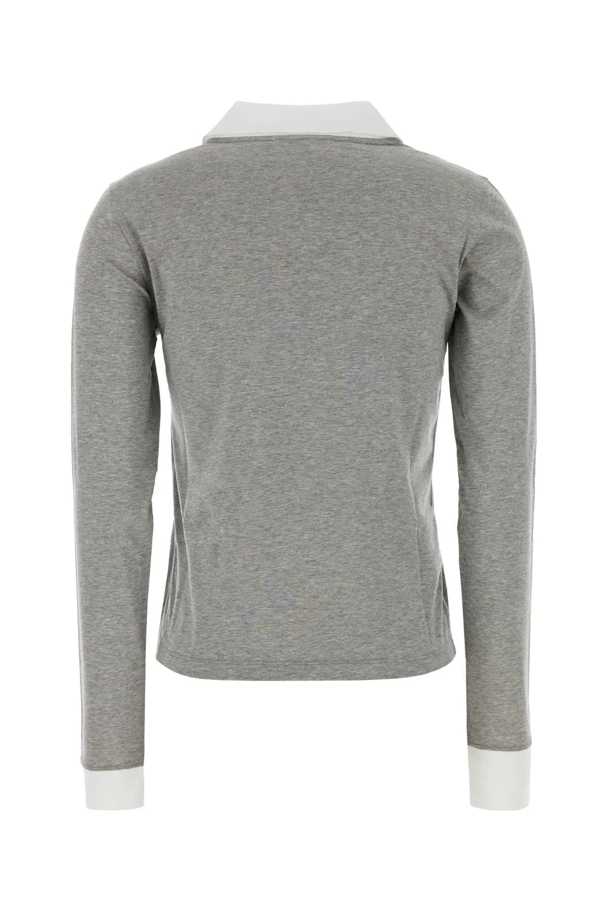 GREY COTTON POLO SHIRT sold by Lord & Taylor product image thumbnail 2