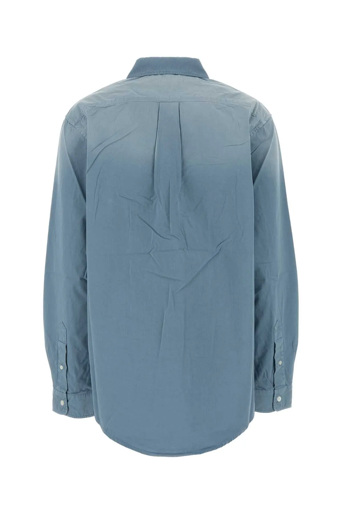 LIGHT BLUE TWILL OVERSIZE SHIRT sold by Lord & Taylor product image thumbnail 2