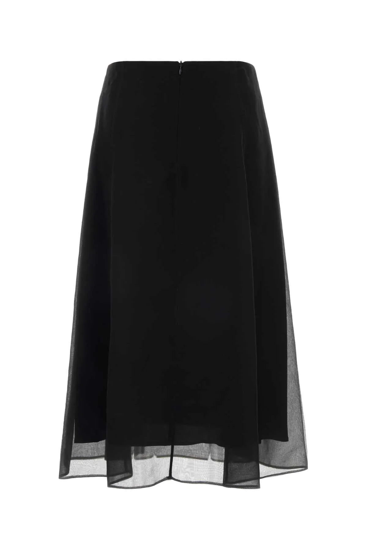 BLACK SILK SKIRT sold by Lord & Taylor product image thumbnail 2