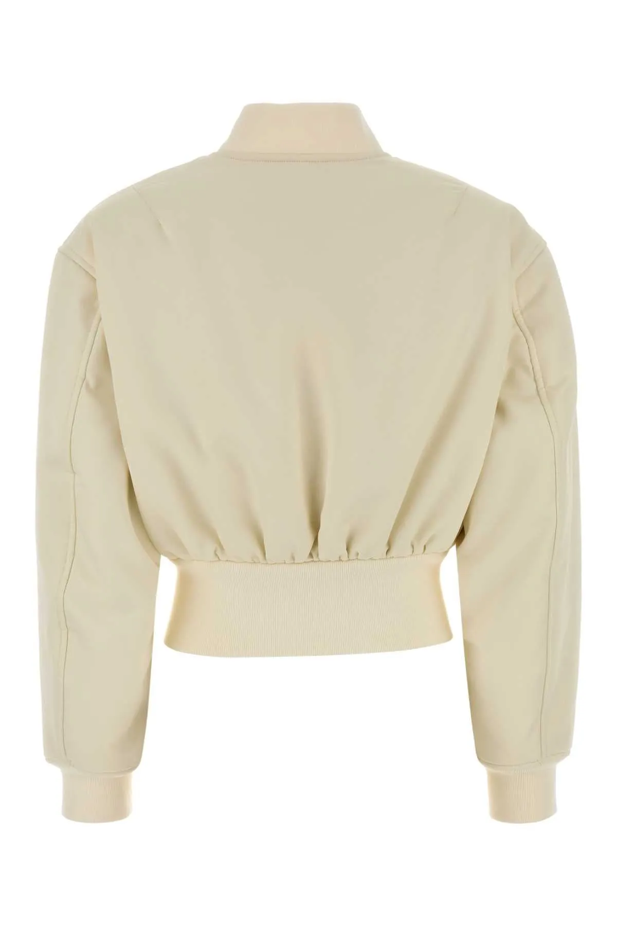 IVORY POLYESTER BOMBER JACKET sold by Lord & Taylor product image thumbnail 2