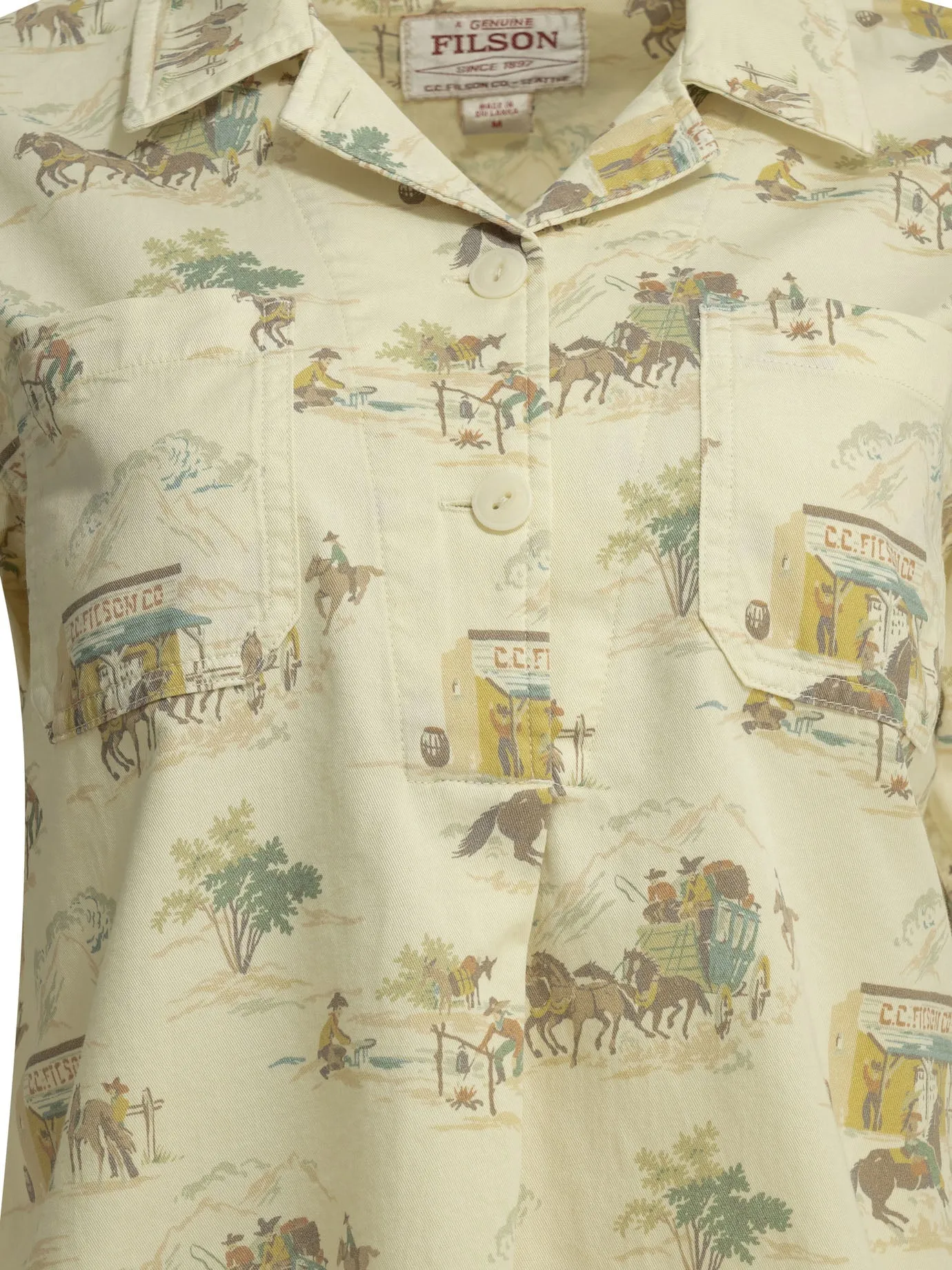 "TWILL CAMP" CASUAL SHIRT sold by Lord & Taylor product image thumbnail 3