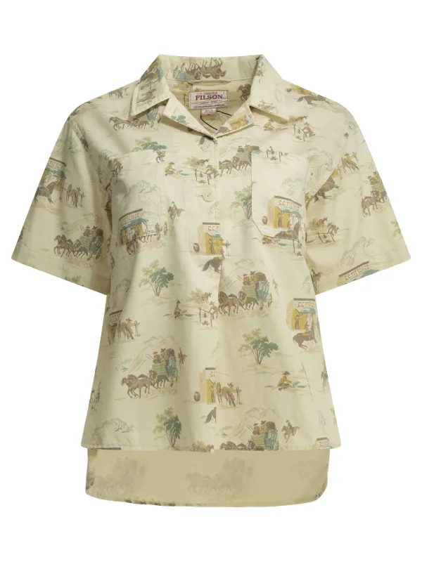 "TWILL CAMP" CASUAL SHIRT made by Filson