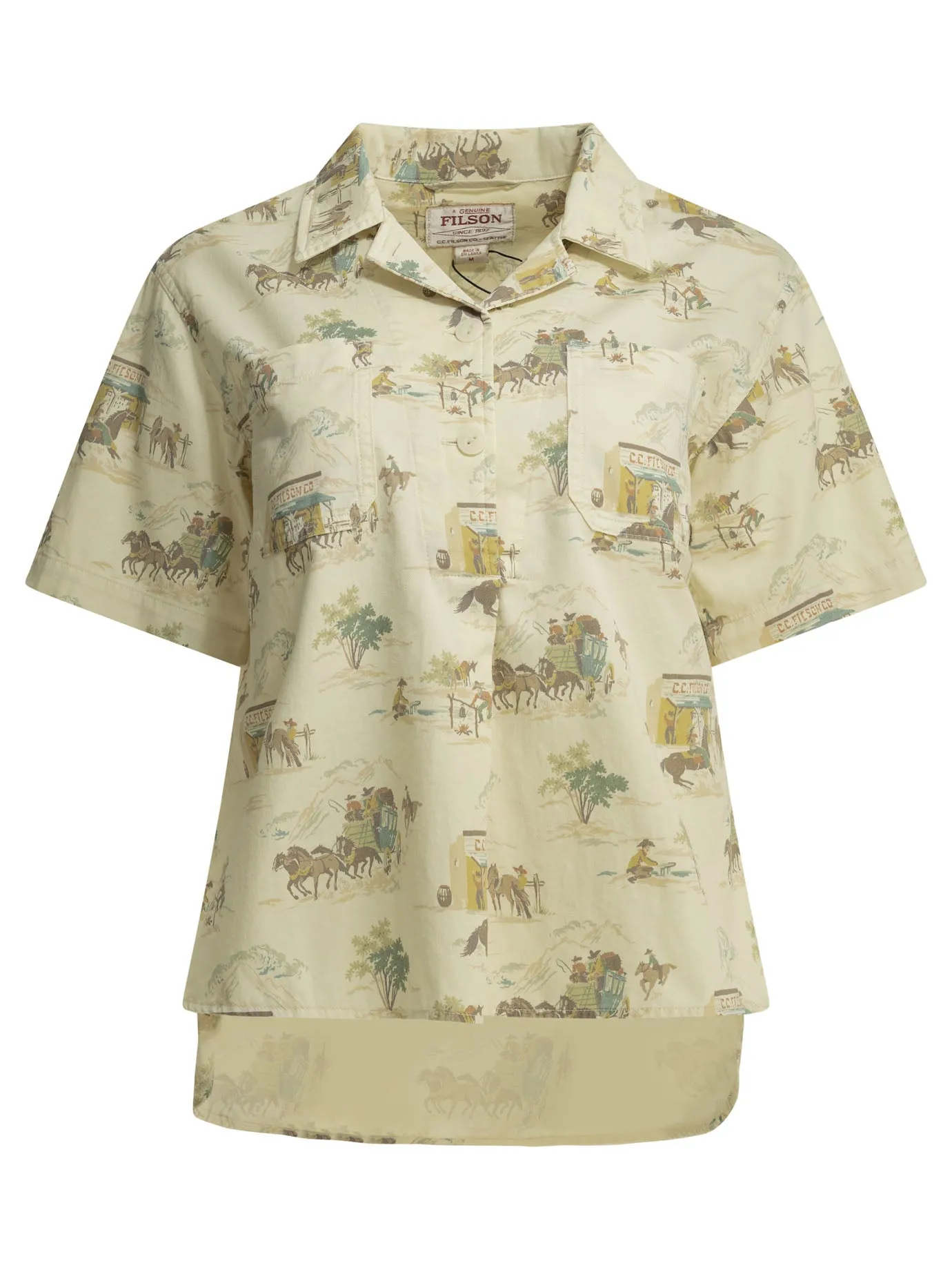 "TWILL CAMP" CASUAL SHIRT sold by Lord & Taylor