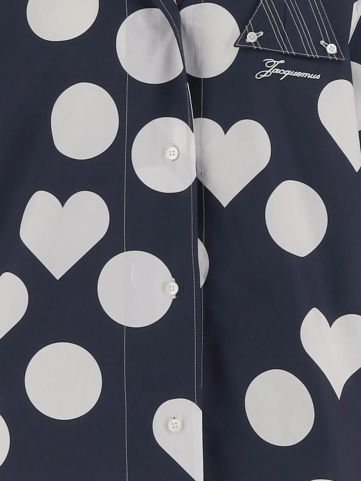 Cotton Shirt Navy Print sold by Lord & Taylor product image thumbnail 3