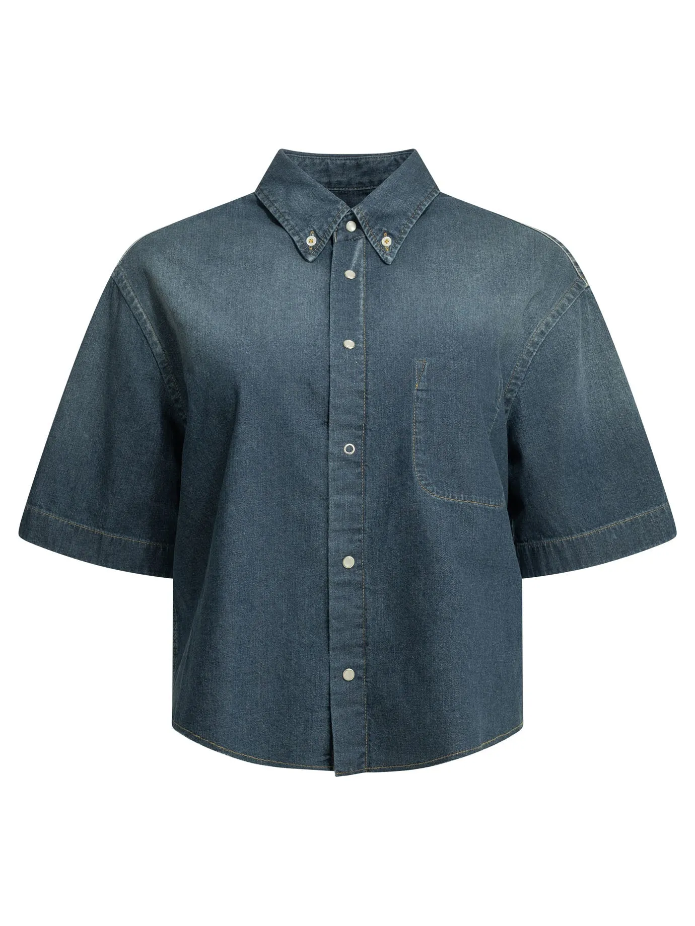 Casual denim shirt sold by Lord & Taylor