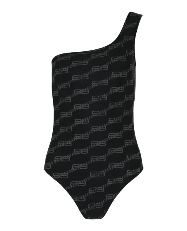 Asymmetrical One-Piece Swimsuit made by Balenciaga