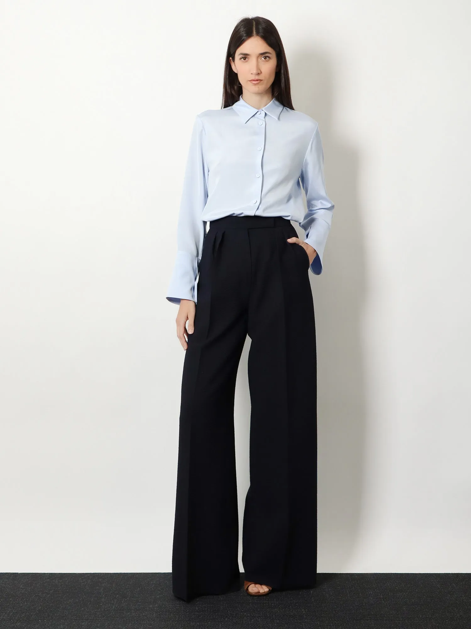 Shirt Mxpvoliera Stretch Silk Blue sold by Lord & Taylor product image thumbnail 2