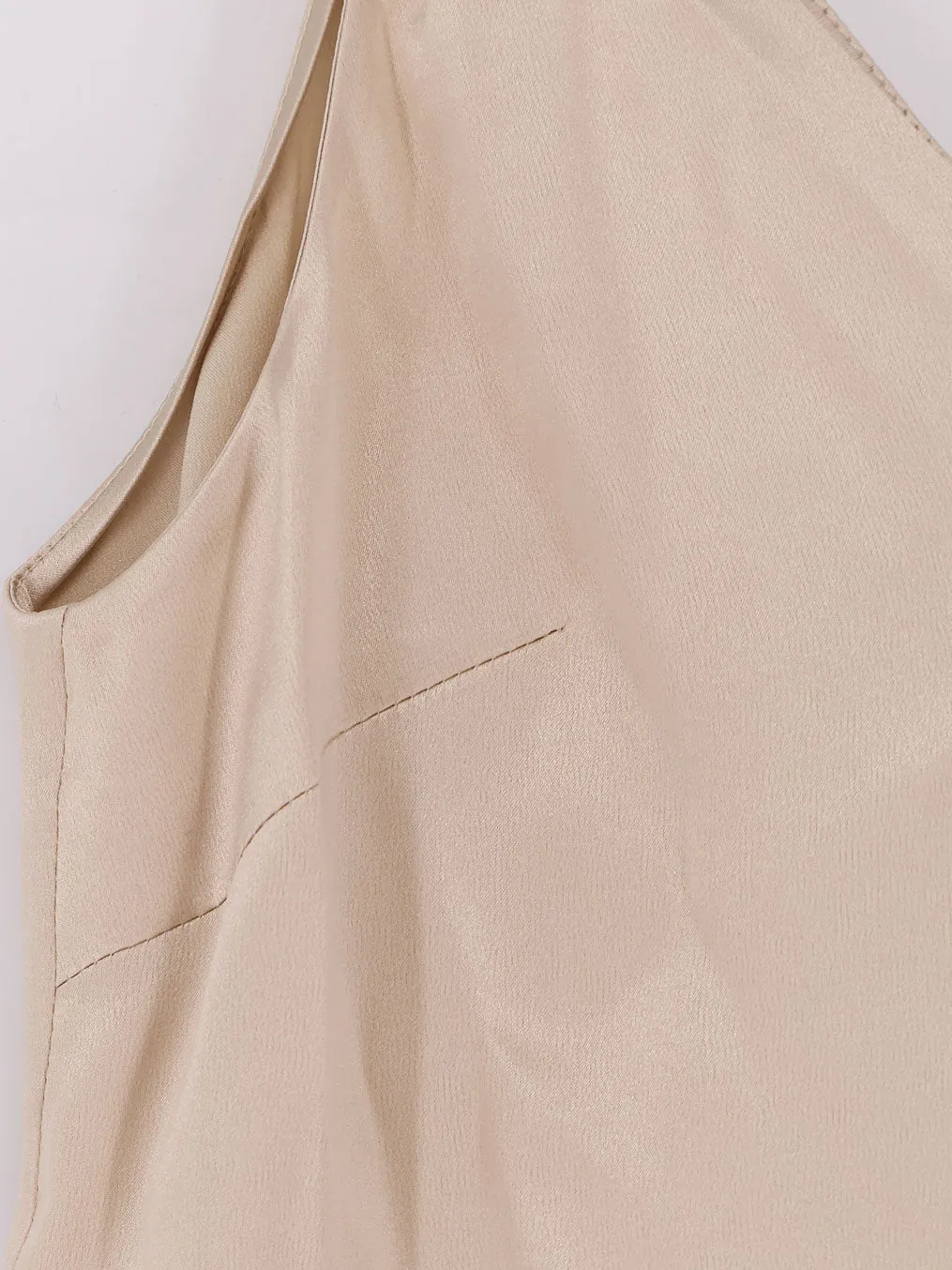 Stretch Silk Top Beige sold by Lord & Taylor product image thumbnail 3