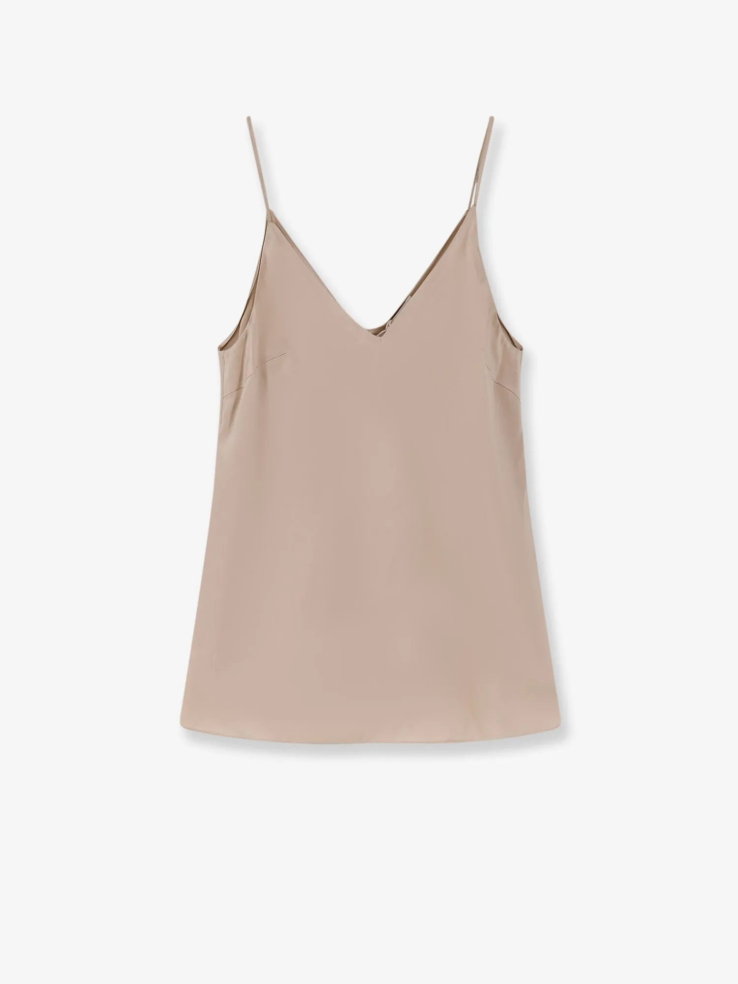 Stretch Silk Top Beige sold by Lord & Taylor