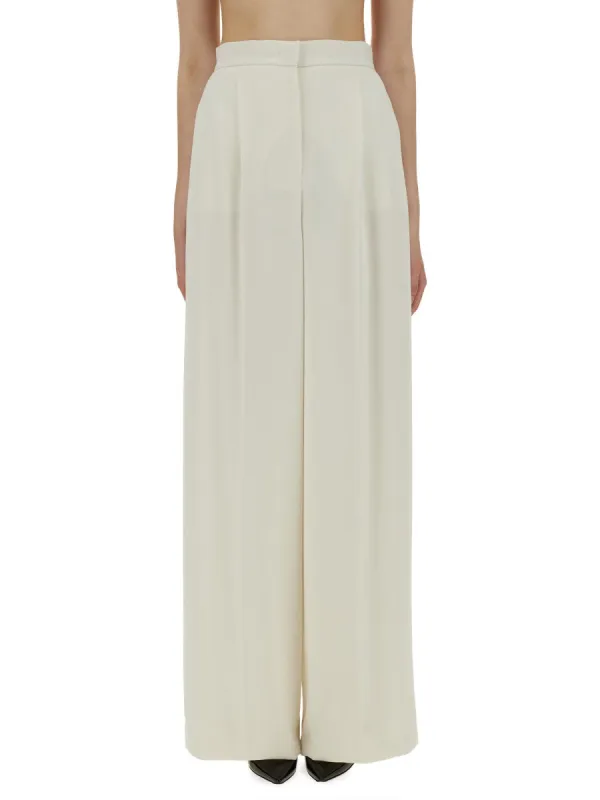 Wide-Leg Trousers Handcuff Ivory made by MaxMara