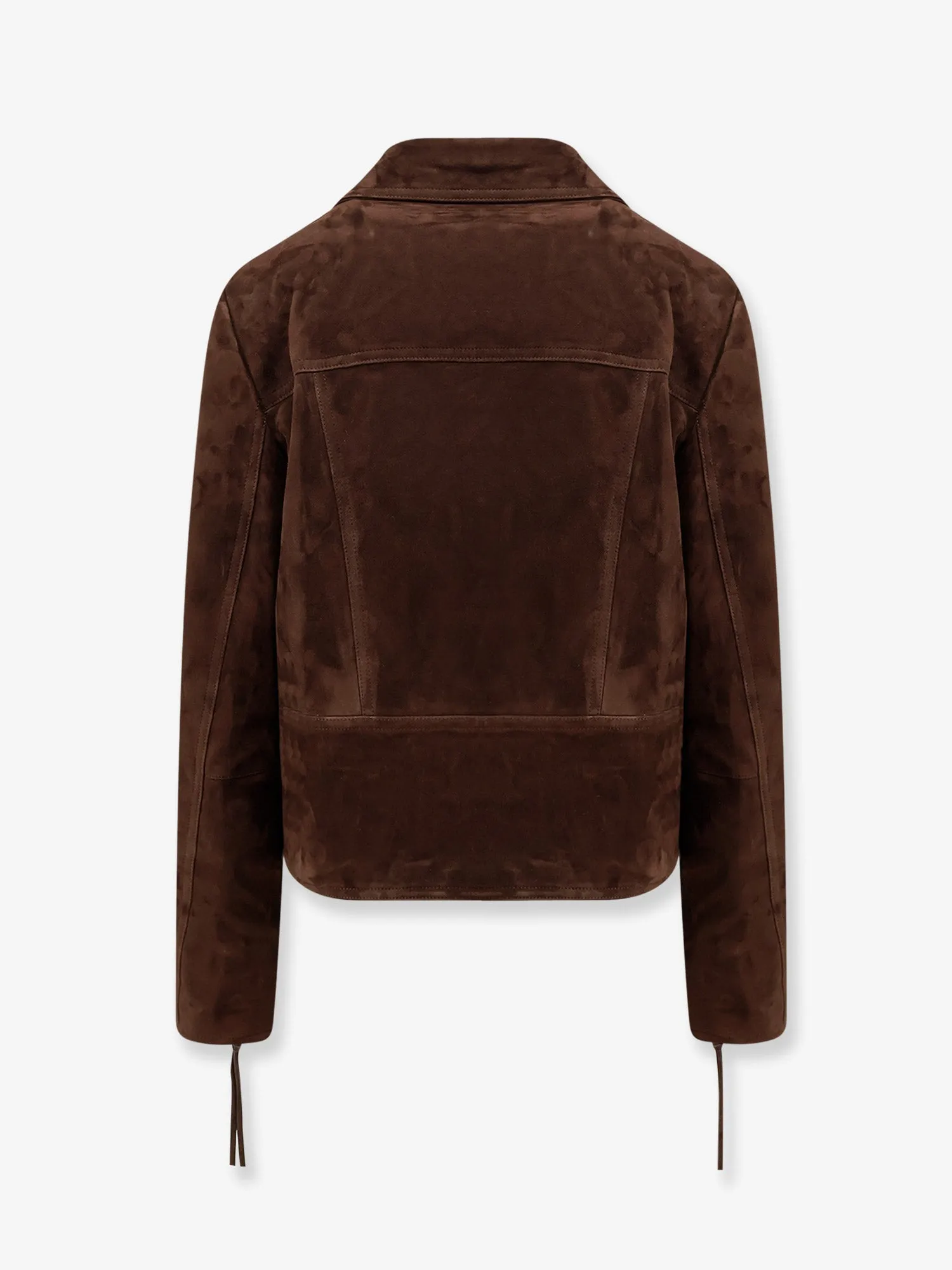 Biker Jacket Suede Brown sold by Lord & Taylor product image thumbnail 2