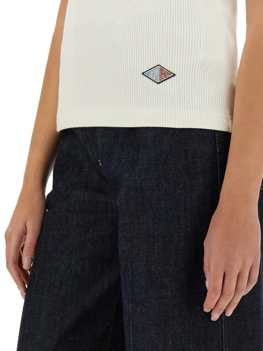 Top Ribbed Cotton Jersey White sold by Lord & Taylor product image thumbnail 3