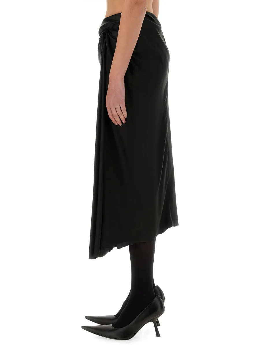 Skirt Draped Black sold by Lord & Taylor product image thumbnail 4