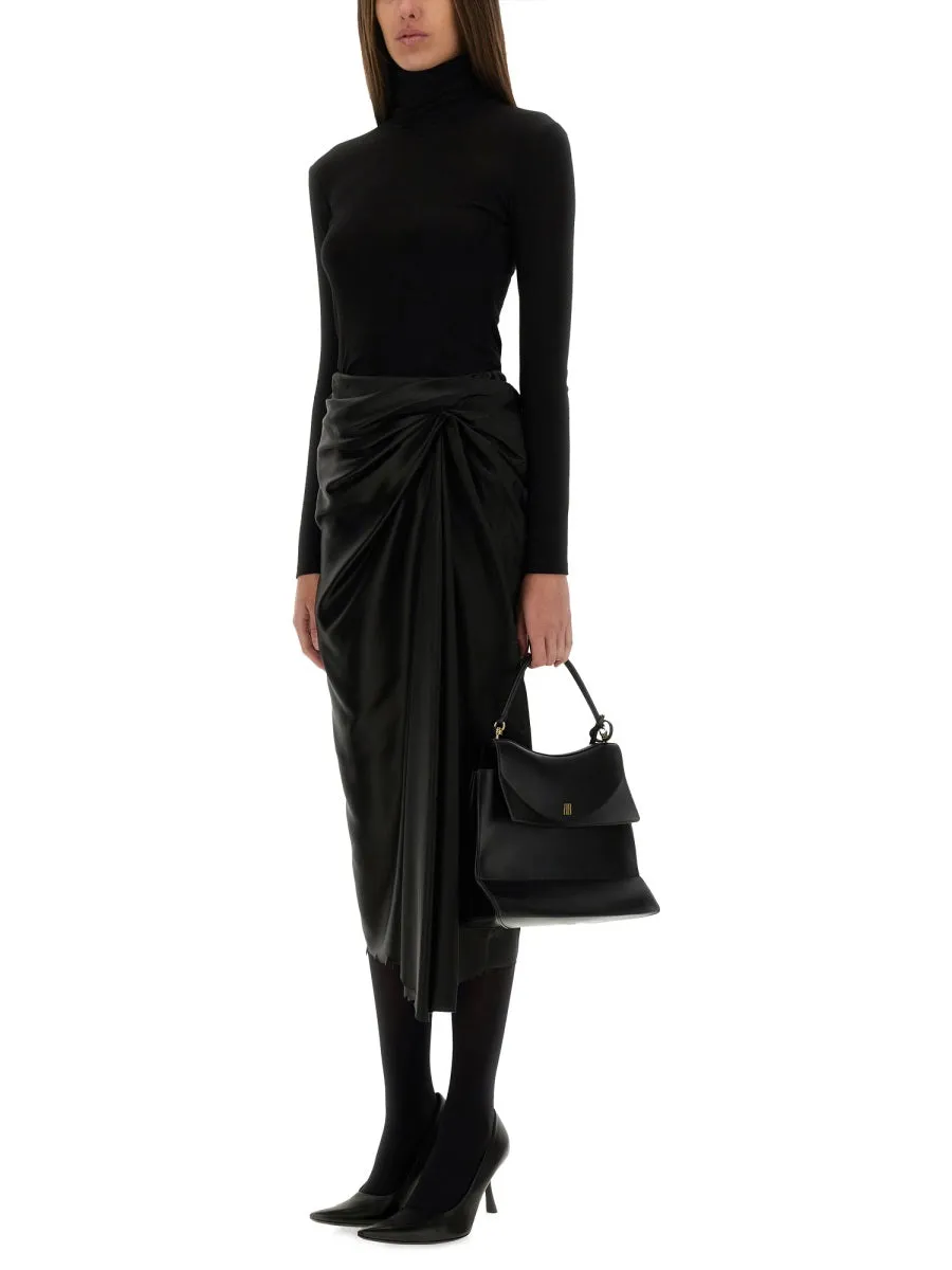 Skirt Draped Black sold by Lord & Taylor product image thumbnail 3