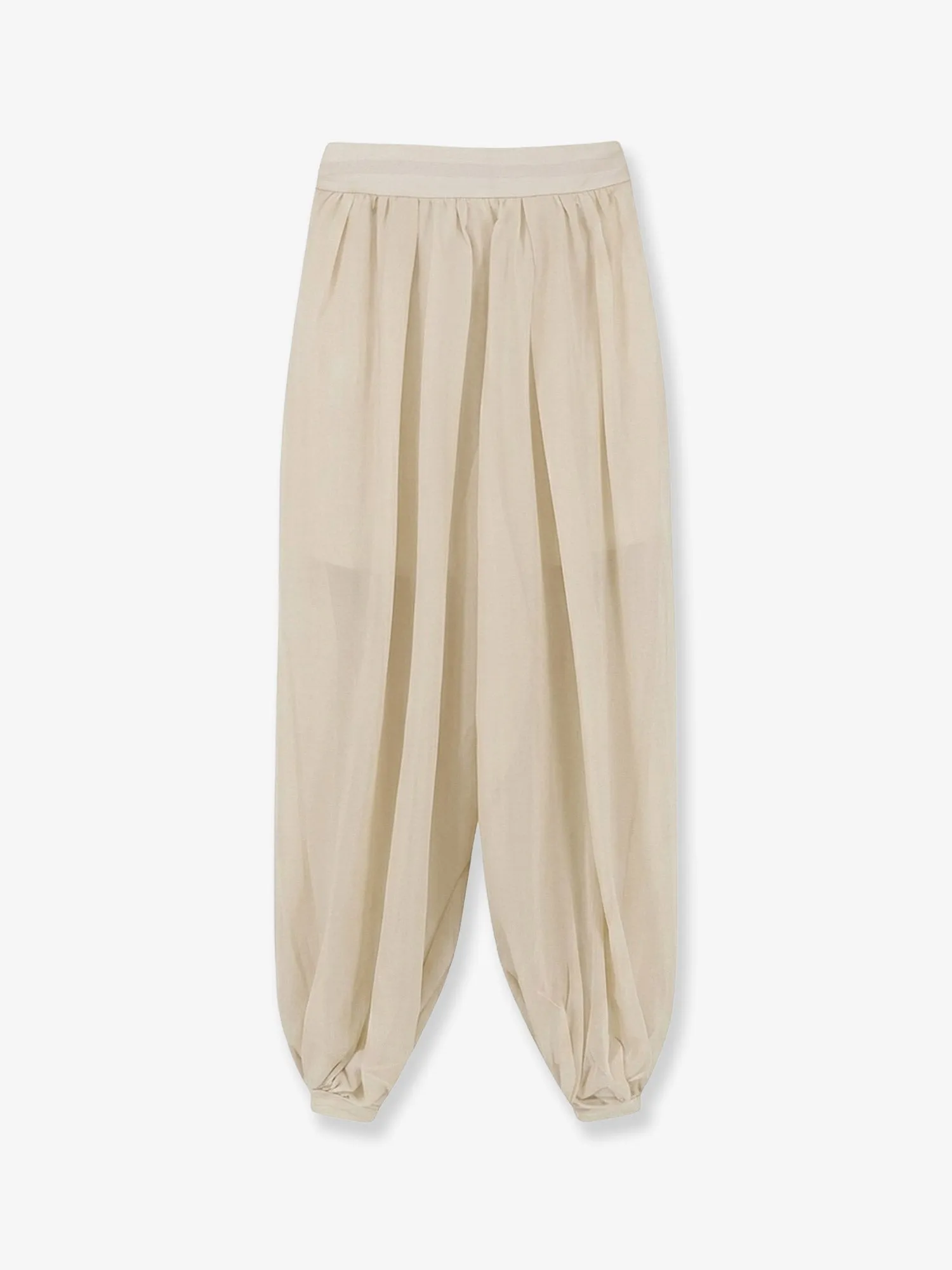 Cotton Trousers Beige sold by Lord & Taylor product image thumbnail 2