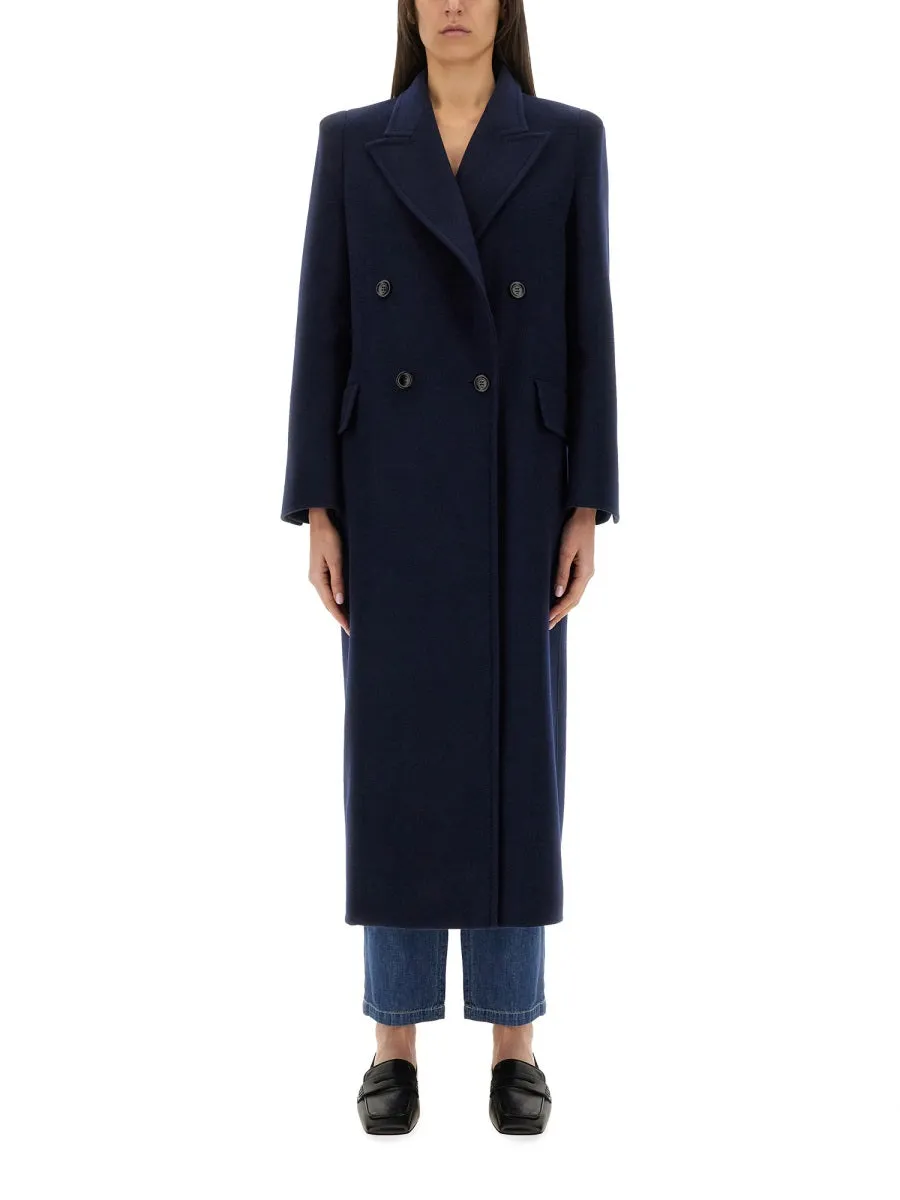 Double-Breasted Coat ALBANIA1234 Blue sold by Lord & Taylor