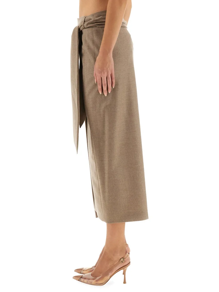 Wrap Skirt Bingo Beige Cashmere sold by Lord & Taylor product image thumbnail 2