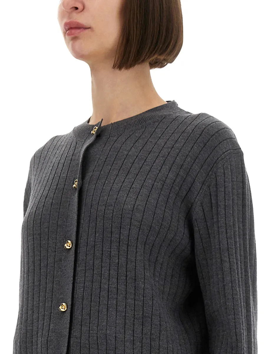 Wool Cardigan Grey sold by Lord & Taylor product image thumbnail 3