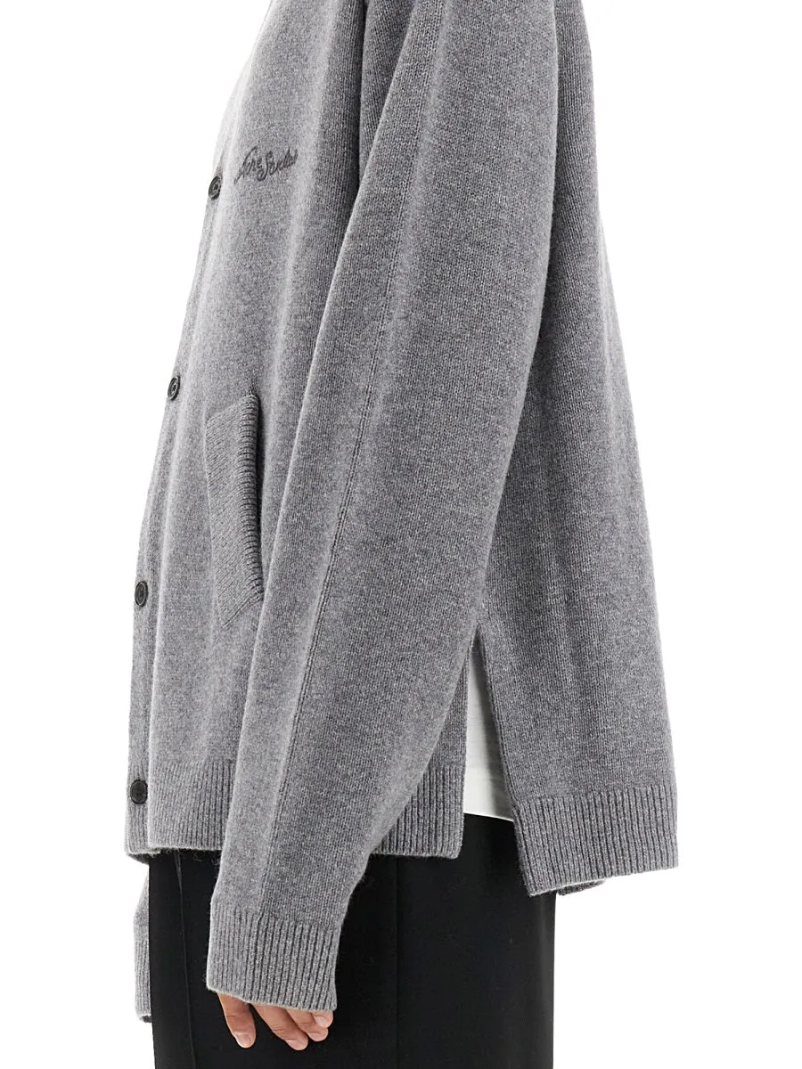 V-Neck Cardigan Grey sold by Lord & Taylor product image thumbnail 3