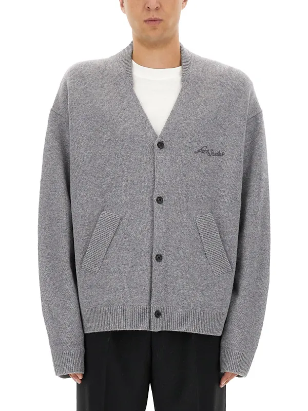 V-Neck Cardigan Grey made by Acne Studios