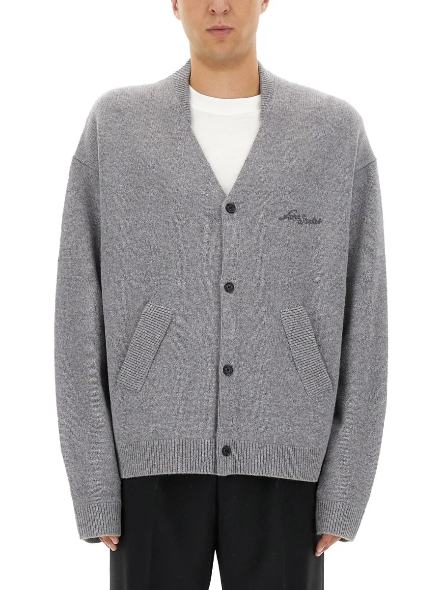 V-Neck Cardigan Grey sold by Lord & Taylor
