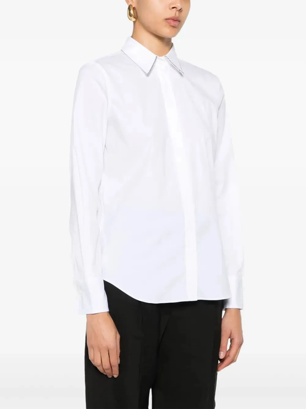 COTTON BLEND POPLIN SHIRT sold by Lord & Taylor product image thumbnail 3