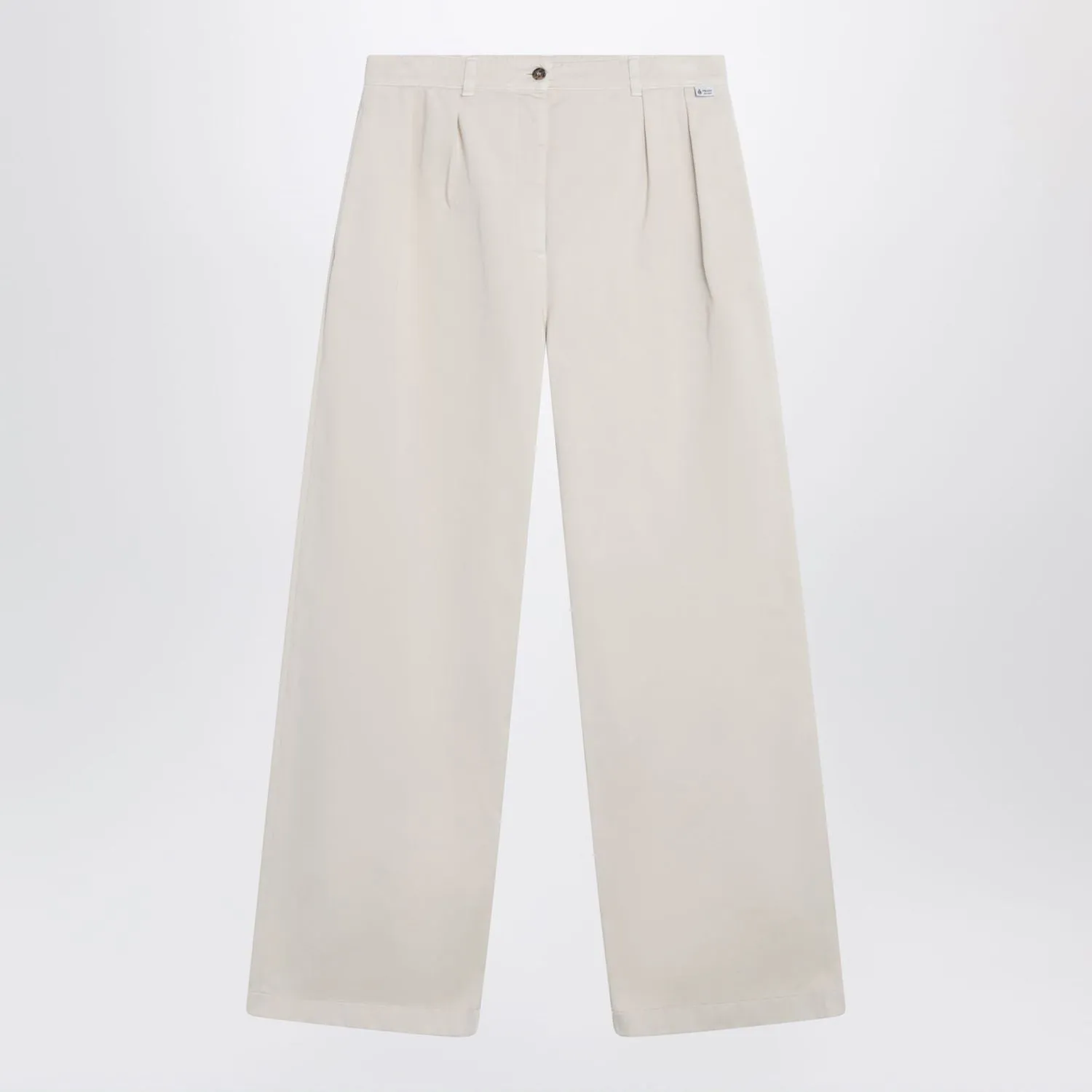 SANDCOLORED TROUSERS IN GABARDINE sold by Lord & Taylor