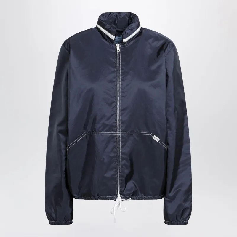 BLUE RENYLON LIGHTWEIGHT JACKET made by Prada