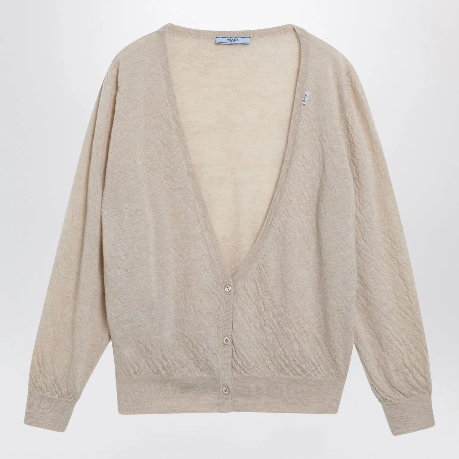 DESERTCOLOURED CASHMERE CARDIGAN sold by Lord & Taylor